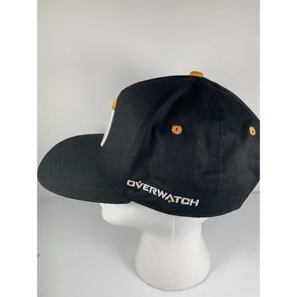 Overwatch ThinkGeek Embroidered Logo Snapback Hat Artwork Under Brim Very‎ Nice - Picture 8 of 11